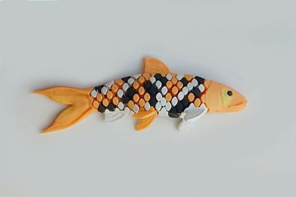 Bringing the Pond to Your Desk: The Art of Printing a 3D Printable Articulated Flexi Koi Fish