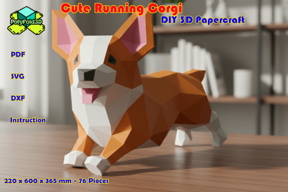 Cute Running Corgi DIY 3D Papercraft: A Comprehensive Evaluation