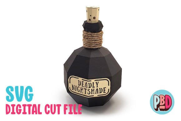 Deadly Nightshade Potion 3D Papercraft: A Detailed Evaluation for Halloween Decor and Gifting