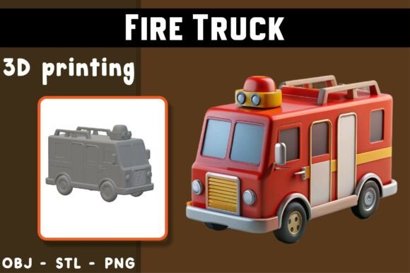 Fire Truck 3D Model