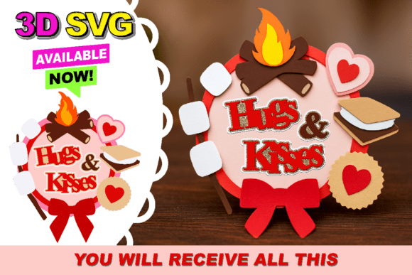 Hugs and Kisses Shaker Topper 3D SVG: A Practical Evaluation for Digital Crafters