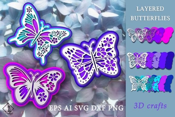 Layered Butterflies 3D Crafts: A Strategic Approach to Creative Production