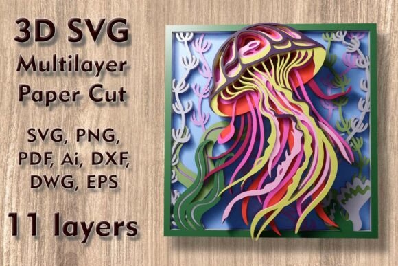 Mastering the Art of Depth: A Comprehensive Guide to the Jellyfish 3D SVG Multilayer Paper Cut
