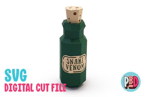 Snake Venom Potion 3D Papercraft