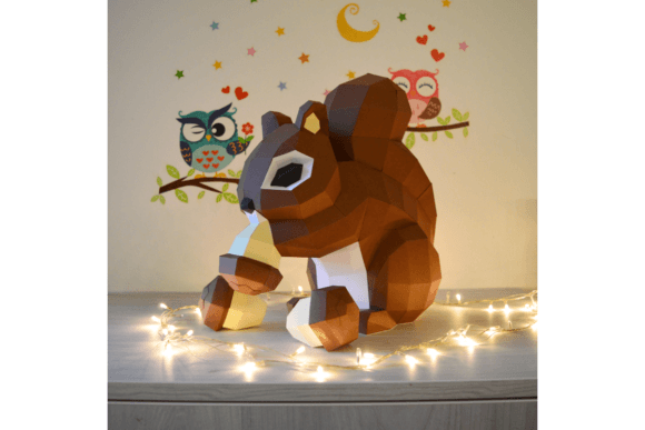 The Art of Paper Assembly: Crafting Joy with the 3D Papercraft Squirrel