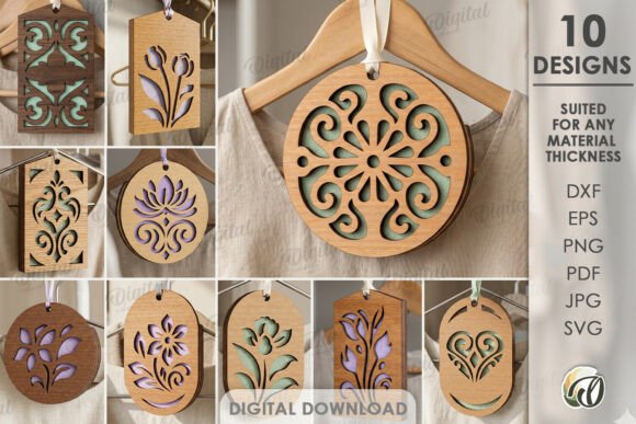 Transform Your Space with the 3D Closet Sachets Bundle Laser Cut