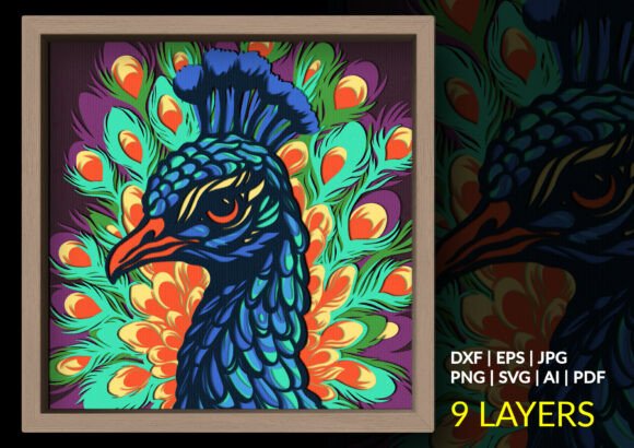 Unveiling the Majesty: Why the Beautiful Peacock 3D Shadow Box SVG is the Ultimate Artistic Challenge